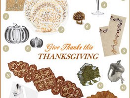 Coast Magazine’s Thanksgiving Tablescape featuring Gracious Style