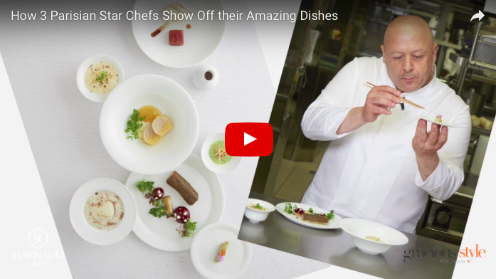 [VIDEO] How 3 Parisian Star Chefs Show Off Their Amazing Dishes