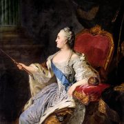 Catherine the Great of Russia by Fedor Rokotov, Tretyakov Gallery