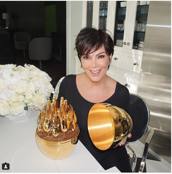 Check out the Kardashians’ Insane Gold Egg