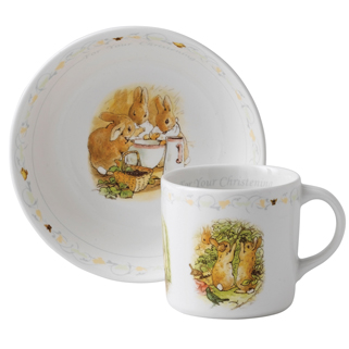 Wedgwood Peter Rabbit Christening Baby Dishes | Gracious Style