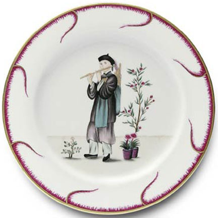 Chinoiserie dinnerware by Alberto Pinto