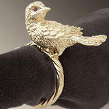 L'Objet Gold Bird Napkin Rings