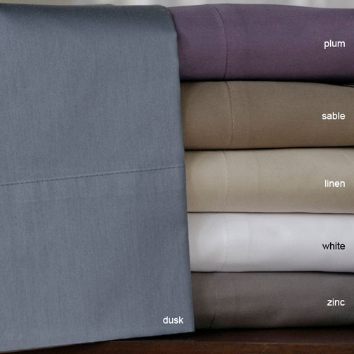 Black Label Sateen Sheet Set from Echelon Home