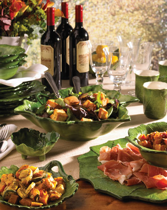 Foglia Fresca Dinnerware by Vietri