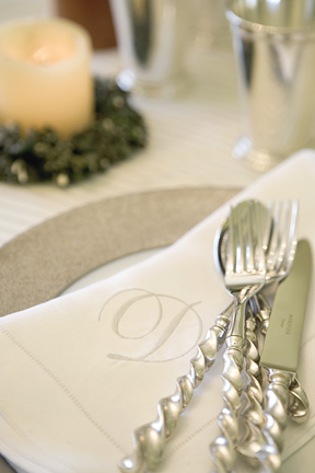 Linen Monogrammed Napkins