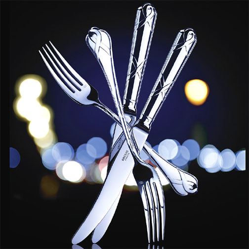 Paris Silverplate flatware by Alberto Pinto for Ercuis
